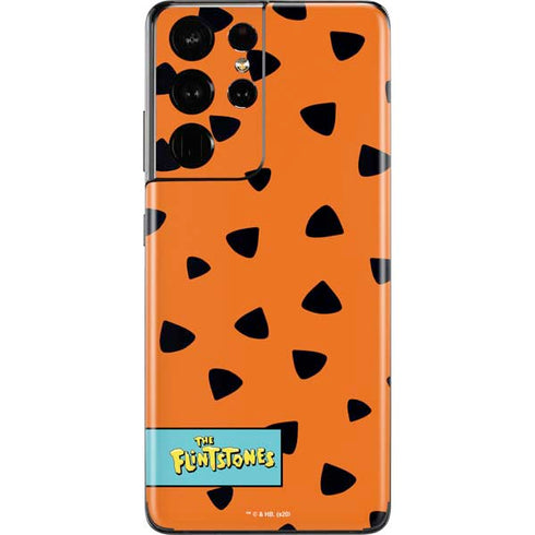 The Flinstones Fred Flintstone Outfit Pattern Galaxy S21 Ultra 5G Skin