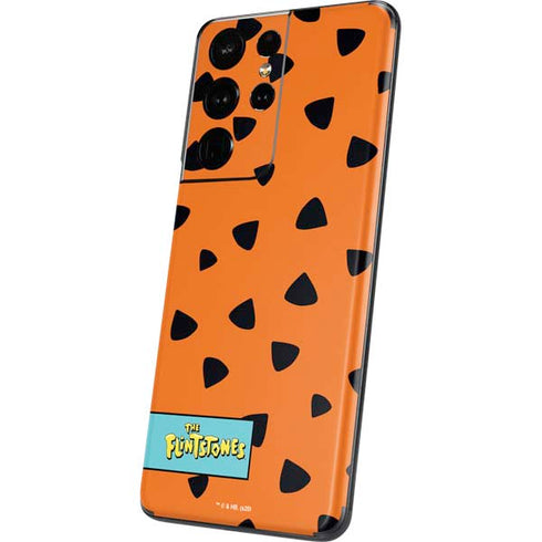 The Flinstones Fred Flintstone Outfit Pattern Galaxy S21 Ultra 5G Skin