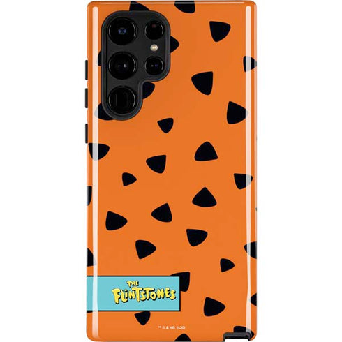The Flinstones Fred Flintstone Outfit Pattern Galaxy S22 Ultra Pro Case