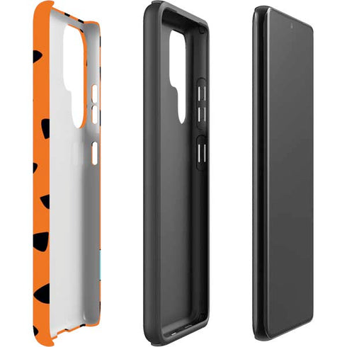 The Flinstones Fred Flintstone Outfit Pattern Galaxy S22 Ultra Pro Case