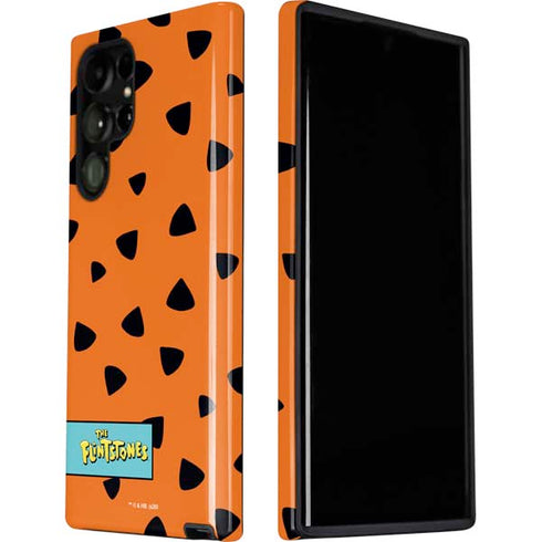 The Flinstones Fred Flintstone Outfit Pattern Galaxy S22 Ultra Pro Case