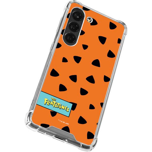 The Flinstones Fred Flintstone Outfit Pattern Galaxy S23 Clear Case