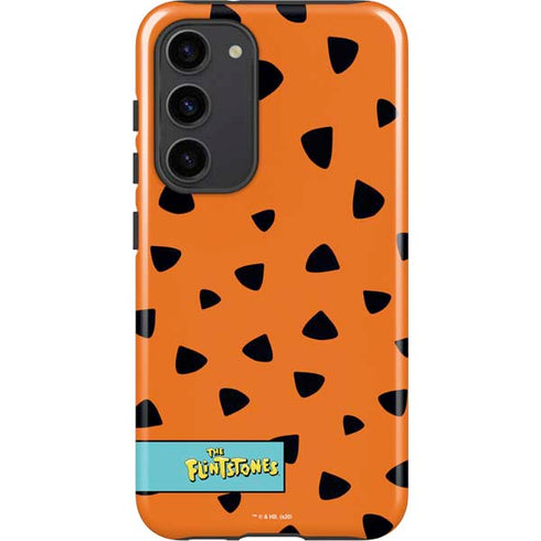 The Flinstones Fred Flintstone Outfit Pattern Galaxy S23 Plus Pro Case