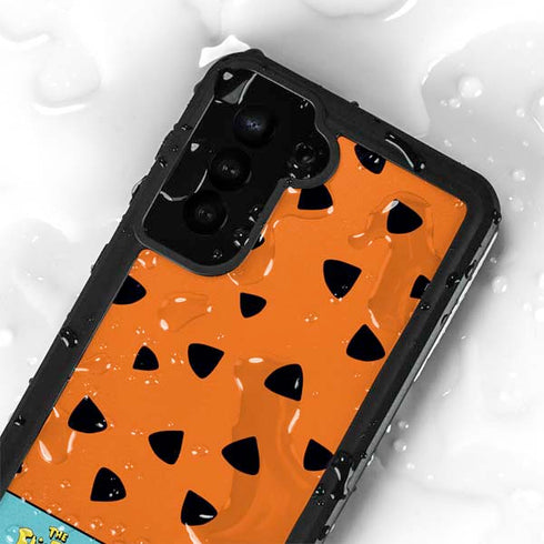 The Flinstones Fred Flintstone Outfit Pattern Galaxy S23 Waterproof Case