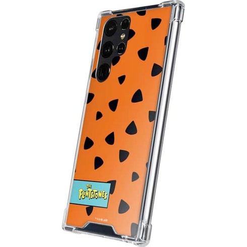 The Flinstones Fred Flintstone Outfit Pattern Galaxy S24 Ultra Clear Case