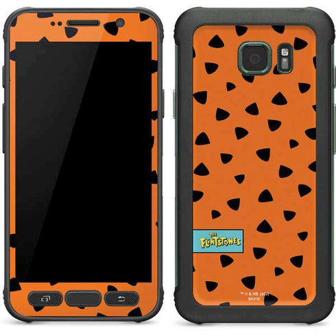The Flinstones Fred Flintstone Outfit Pattern Galaxy S7 Active Skin