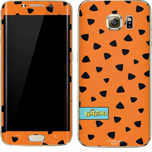 The Flinstones Fred Flintstone Outfit Pattern Galaxy S7 Edge Skin