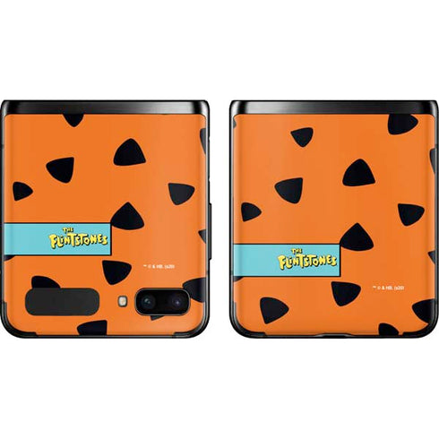 The Flinstones Fred Flintstone Outfit Pattern Galaxy Z Flip Skin