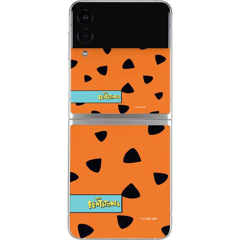 The Flinstones Fred Flintstone Outfit Pattern Galaxy Z Flip3 5G Skin
