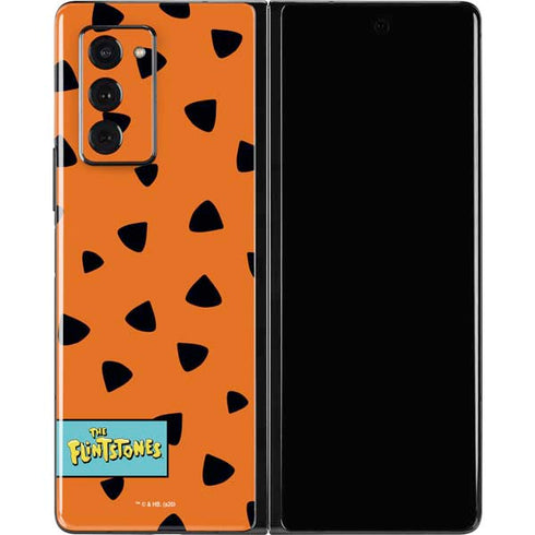 The Flinstones Fred Flintstone Outfit Pattern Galaxy Z Fold2 5G Skin
