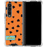 The Flinstones Fred Flintstone Outfit Pattern Galaxy Z Fold4 5G Clear Case