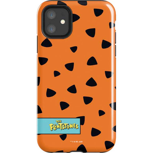 The Flinstones Fred Flintstone Outfit Pattern iPhone 11 Impact Case