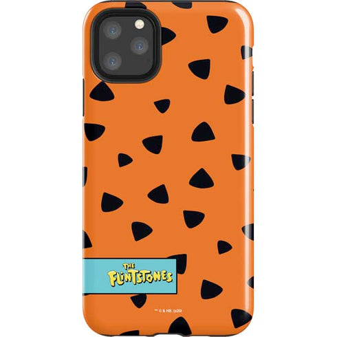 The Flinstones Fred Flintstone Outfit Pattern iPhone 11 Pro Max Impact Case