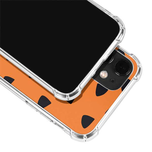 The Flinstones Fred Flintstone Outfit Pattern iPhone 12 Clear Case