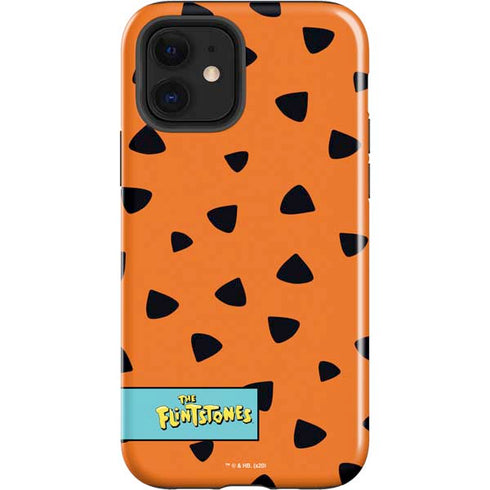 The Flinstones Fred Flintstone Outfit Pattern iPhone 12 Impact Case