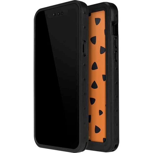 The Flinstones Fred Flintstone Outfit Pattern iPhone 12 Pro Waterproof Case