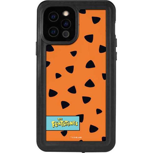 The Flinstones Fred Flintstone Outfit Pattern iPhone 12 Pro Waterproof Case