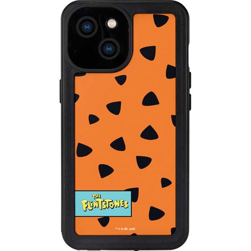 The Flinstones Fred Flintstone Outfit Pattern iPhone 13 Mini Waterproof Case