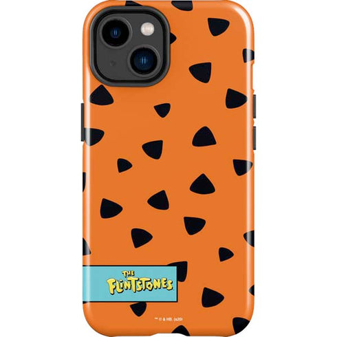 The Flinstones Fred Flintstone Outfit Pattern iPhone 15 Plus Impact Case