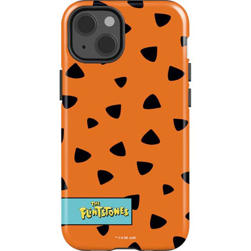The Flinstones Fred Flintstone Outfit Pattern iPhone 15 Impact Case