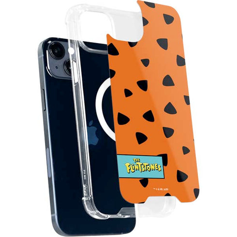 The Flinstones Fred Flintstone Outfit Pattern iPhone 15 Plus MagSafe Case