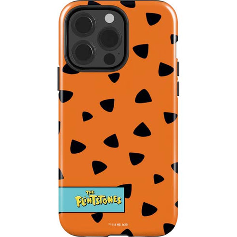 The Flinstones Fred Flintstone Outfit Pattern iPhone 14 Pro Impact Case
