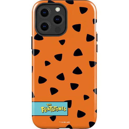 The Flinstones Fred Flintstone Outfit Pattern iPhone 15 Pro Max Impact Case