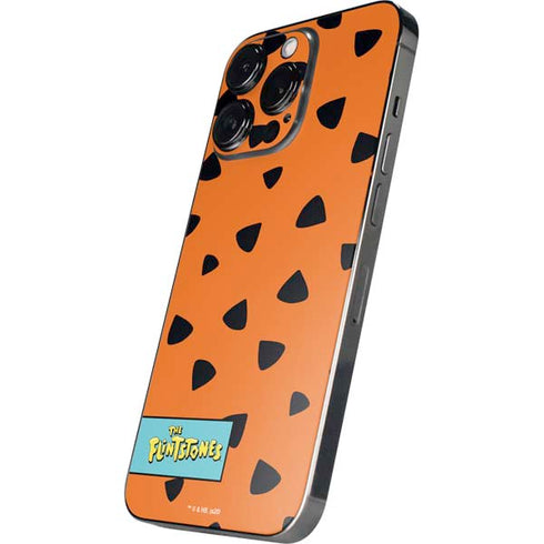 The Flinstones Fred Flintstone Outfit Pattern iPhone 14 Pro Skin