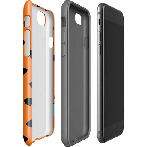 The Flinstones Fred Flintstone Outfit Pattern iPhone SE (2nd & 3rd Gen) Pro Case