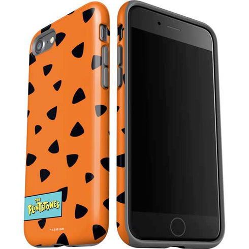 The Flinstones Fred Flintstone Outfit Pattern iPhone SE (2nd & 3rd Gen) Pro Case
