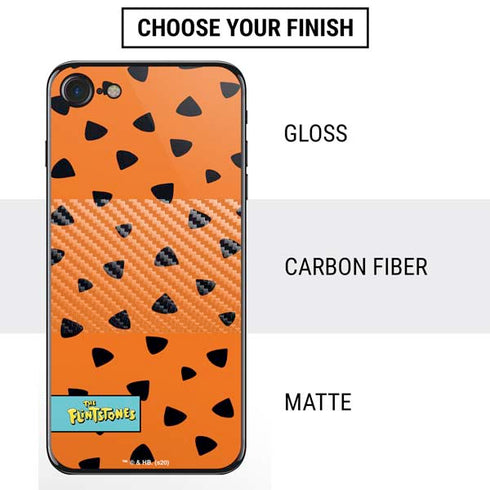 The Flinstones Fred Flintstone Outfit Pattern iPhone SE (2nd & 3rd Gen) Skin