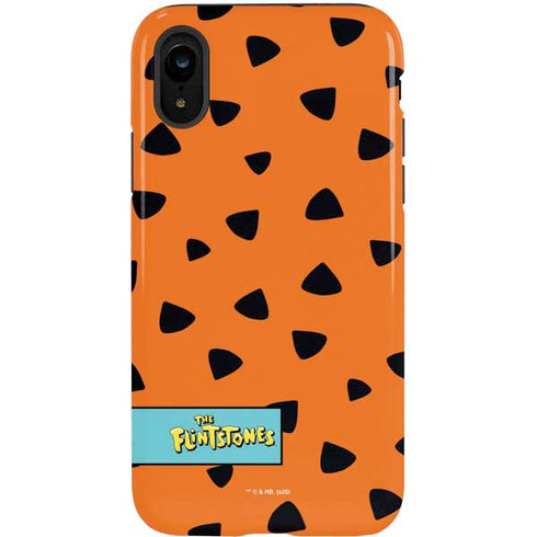 The Flinstones Fred Flintstone Outfit Pattern iPhone XR Pro Case