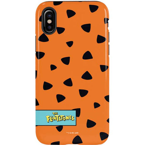 The Flinstones Fred Flintstone Outfit Pattern iPhone XS Pro Case