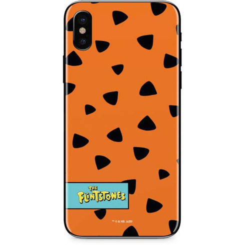 The Flinstones Fred Flintstone Outfit Pattern iPhone XS Skin