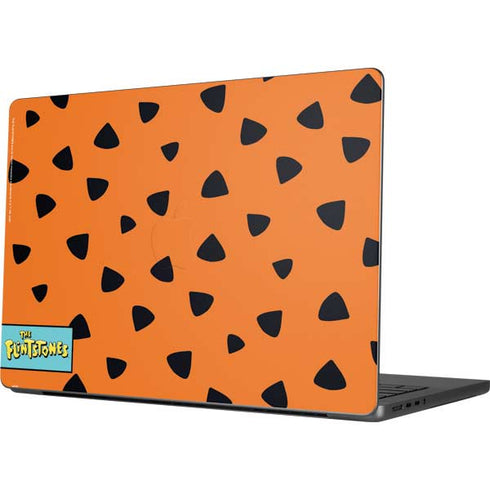 The Flinstones Fred Flintstone Outfit Pattern MacBook Pro 14in (2021-24) Skin