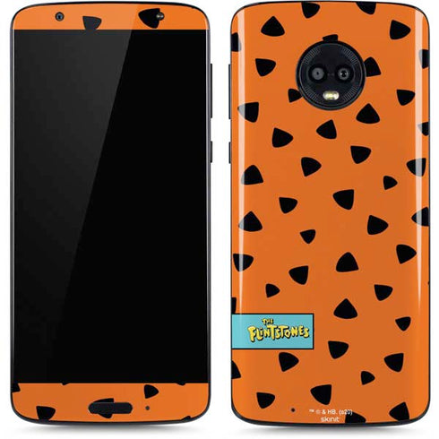 The Flinstones Fred Flintstone Outfit Pattern Moto G6 Skin