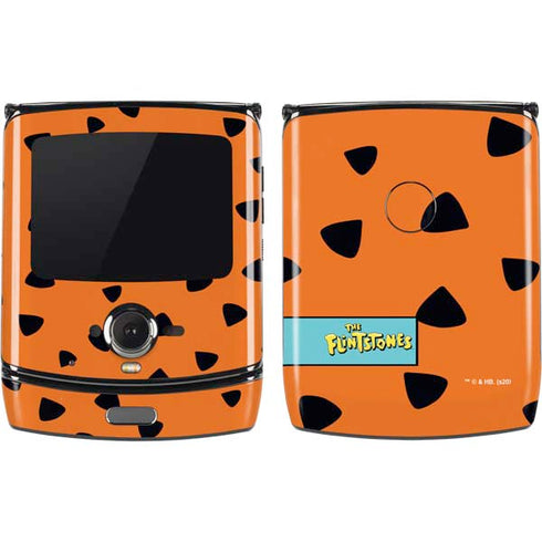 The Flinstones Fred Flintstone Outfit Pattern Motorola RAZR Skin