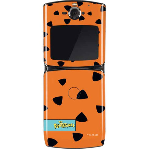 The Flinstones Fred Flintstone Outfit Pattern Motorola RAZR Skin