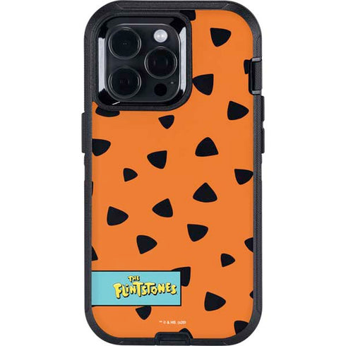 The Flinstones Fred Flintstone Outfit Pattern Otterbox Defender iPhone Skin