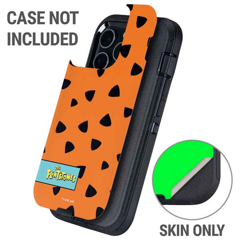 The Flinstones Fred Flintstone Outfit Pattern Otterbox Defender iPhone Skin