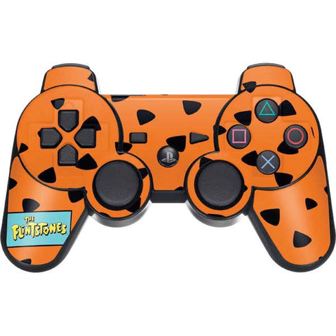 The Flinstones Fred Flintstone Outfit Pattern PS3 Dual Shock wireless controller Skin