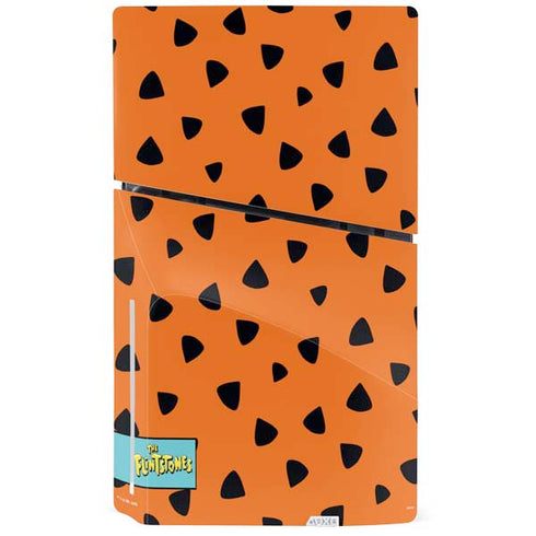 The Flinstones Fred Flintstone Outfit Pattern PS5 Slim Disk Console Skin