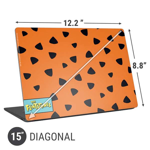 The Flinstones Fred Flintstone Outfit Pattern Universal Laptop 15in (12.2 x 8.8in) Skin