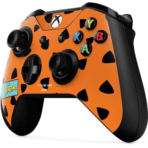 The Flinstones Fred Flintstone Outfit Pattern Xbox One X Controller Skin