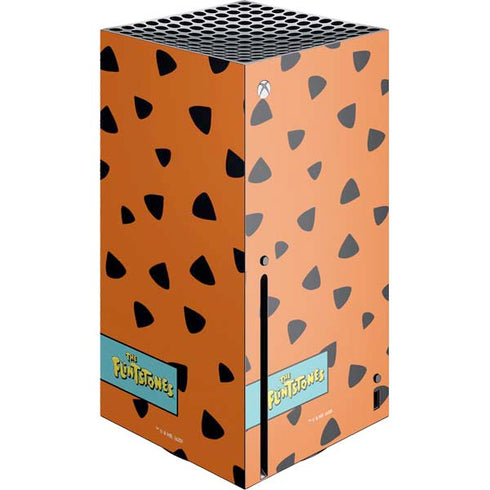 The Flinstones Fred Flintstone Outfit Pattern Xbox Series X Console Skin