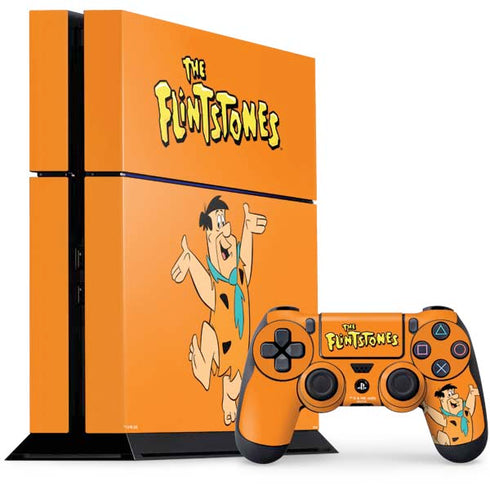 The Flinstones Fred Flintstone PS4 Console and Controller Bundle Skin