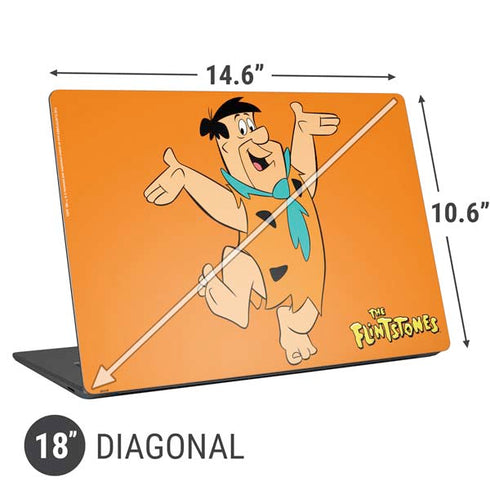 The Flinstones Fred Flintstone Universal Laptop 18in (14.6 x 10.6in) Skin