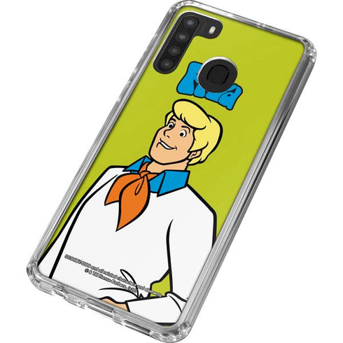 Scooby Doo Fred Galaxy A21 Clear Case
