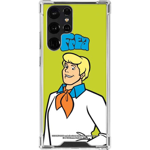 Scooby Doo Fred Galaxy S22 Ultra Clear Case