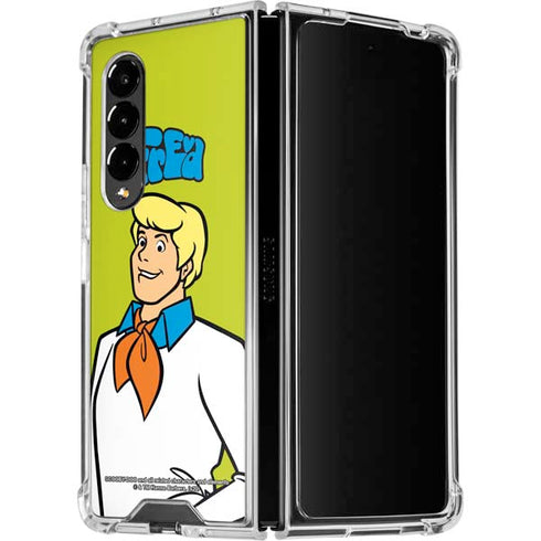 Scooby Doo Fred Galaxy Z Fold4 5G Clear Case